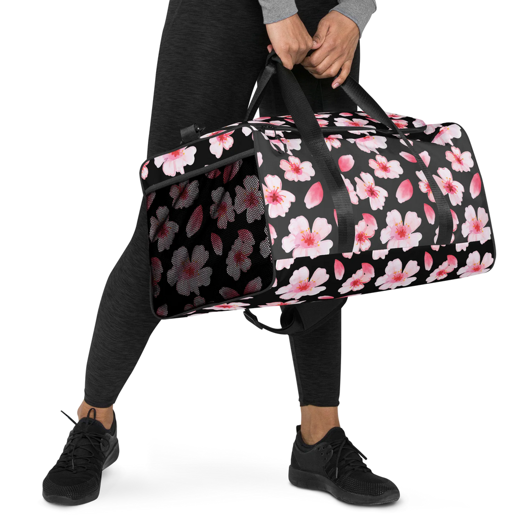 Reisetasche Kirschlüten Meer Städtetrip, Sporttasche, Reisetaschen, Weekender, Damen Reisetasche, Reisetasche groß, Herren Reisetasche, Große Reisetasche, Reisetasche Damen, Handgepäck Reisetasche, Reisetasche Herren, Reisetasche, Reisetasche Handgepäck, Wochenendtrip, Blumen, Blütenmuster, Kirschblüten, Blüten, Muster