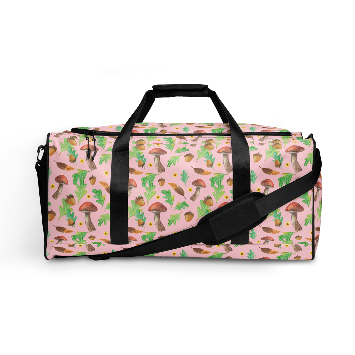 Reisetasche Waldträume Design Handgepäck Reisetasche, Wochenendtasche, Reisetasche, Duffle-Bag, Herren Reisetasche, Gymtasche, Damen Reisetasche, Handgepäcktasche, Trainingstasche, Travel-Bag, Gepäcktasche, Große Sporttasche, Sporttasche Herren, Duffelbag, Duffel Bag, Sport-Reisetasche, Sport-Bag, Reisetasche Herren, Weekender-Tasche, Reisetasche groß, Sporttasche, Tragetasche, Reisetasche Handgepäck, Reisetasche Damen, Weekender, Große Reisetasche, Weekender Damen, Sporttasche Damen, Eiche, Aquarellmuster, Glühwürmchen, Pilze, Waldspaziergang, Wald, Aquarell, Natur, Laub, Blätter