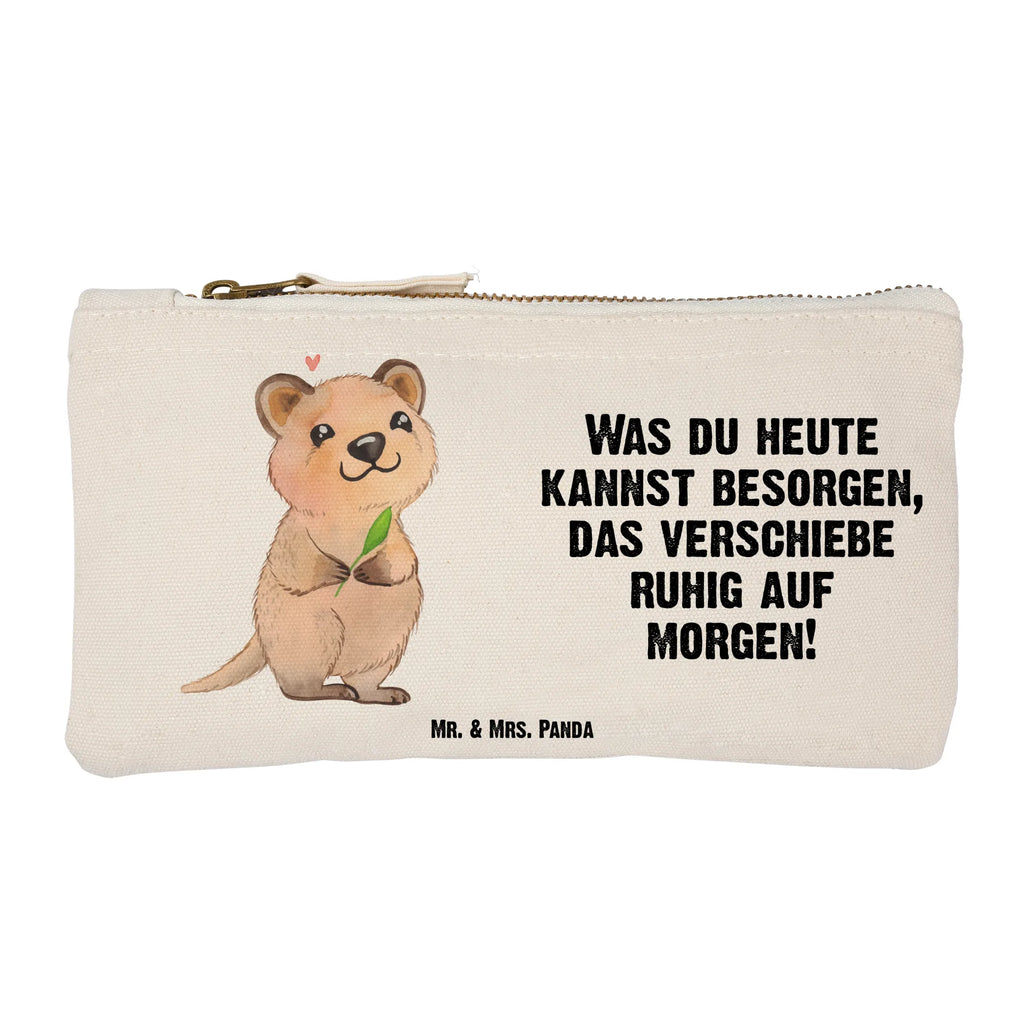 torebka na makijaż Quokka Szczęśliwy Kosmetiktasche, Kosmetikbeutel, aufbewahrungsbeutel, Kulturtasche, Etui, pencil case, Schminktasche, kosmetiktäschchen, beauty tasche, Schminkbeutel, Waschbeutel, Waschtasche, Schlampermäppchen, beauty case, pinsel tasche, utensilientasche, Kulturbeutel, Schminktäschchen, aufbewahrungstasche, Mäppchen, toiletry bag, Stiftemäppchen, Federmappe, Lustige Sprüche, Tiere, Tiermotive, Gute Laune, Lustiger Spruch, Quokka, Niedliches Tier, Verschieben, Dinge Erledigen, Aufschieberitis