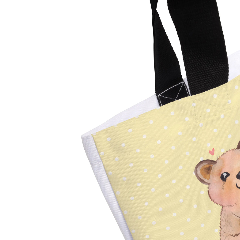 Shopper Quokka Happy shopper, large, bag, shopping bag, carrier bag, handle bag, beach bag, woman, XXL, small animals, cute, funny, cute animal motives, hand drawn, small world, funny sayings, good mood, happy, gifts, gift ideas, special gifts, animal lover, card