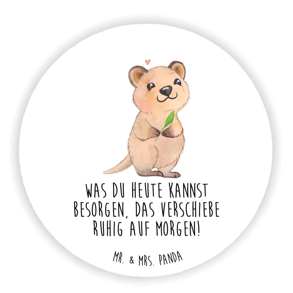 Round magnet Quokka Happy Motivmagnete, Whiteboard Magnet, Kühlschrank Dekoration, Notiz Magnet, Pinnwandmagnet, Dekomagnet, Souvenir Magnet, Kühlschrankmagnet, Tiermotive, Gute Laune, lustige Sprüche, Tiere, Aufschieberitis, Niedliches Tier, Dinge erledigen, Lustiger Spruch, Verschieben, Quokka