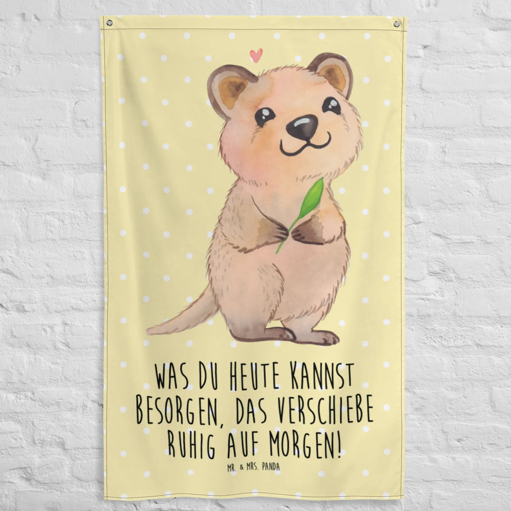 Tapestry Quokka Happy Decoration, Tapestry, Boho, Wall hanging, small animals, cute, funny, cute animal motives, hand drawn, small world, funny sayings, good mood, happy, gifts, gift ideas, special gifts, animal lover, card