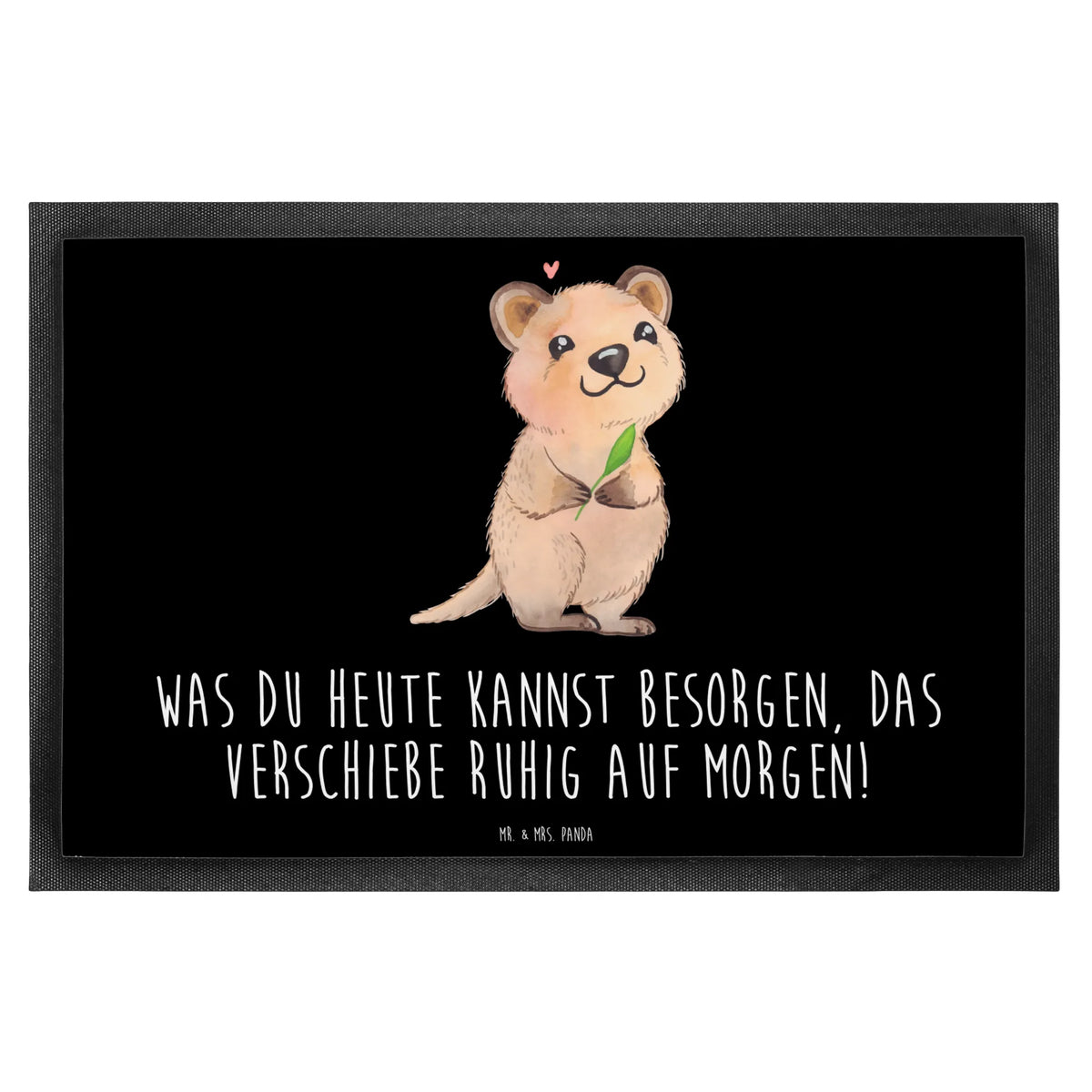 Fußmatte Quokka Happy Türvorleger, Fußabstreifer, Gummi-Fußmatte, teppichmatte, Eingangsmatte, matte haustür, flurmatte, außenmatte, Schmutzfangteppich, Fußabtreter, hausmatte, Bodenvorleger, Abtreter, Outdoor-Matte, abstreifer, Schmutzfänger, Schuhabstreifer, Sauberlaufmatte, bodenmatte, fußmatte, Eingangsteppich, Abtretmatte, Schmutzfangmatte, Schmutzmatte, Türmatte, Gummimatte, Vorleger, Haustürmatte, Fussmatte, Tiere, Tiermotive, Lustige Sprüche, Gute Laune, Niedliches Tier, Quokka, Verschieben, Lustiger Spruch, Dinge Erledigen, Aufschieberitis