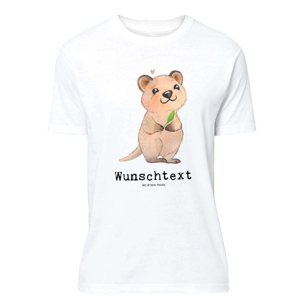 Personalisiertes T-Shirt Quokka Happy T-Shirt Personalisiert, T-Shirt mit Namen, T-Shirt mit Aufruck, Tiere, Tiermotive, Lustige Sprüche, Gute Laune, Niedliches Tier, Lustiger Spruch, Quokka, Verschieben, Aufschieberitis, Dinge Erledigen