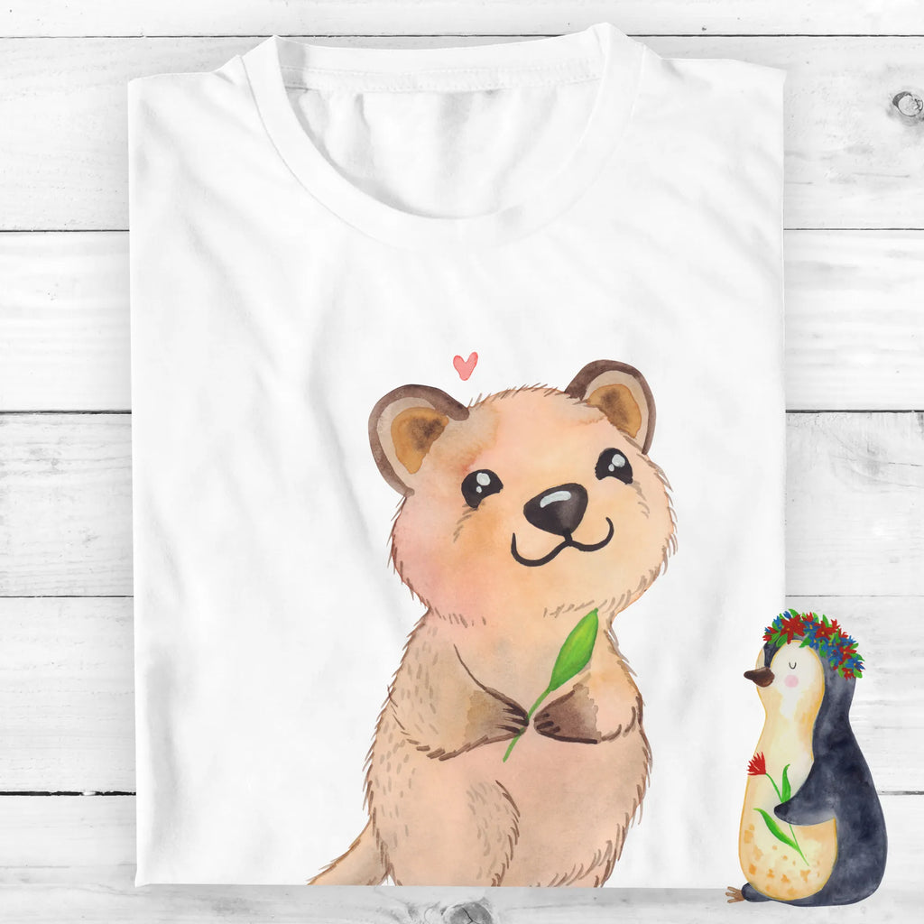 Personalisiertes T-Shirt Quokka Happy T-Shirt Personalisiert, T-Shirt mit Namen, T-Shirt mit Aufruck, Tiere, Tiermotive, Lustige Sprüche, Gute Laune, Niedliches Tier, Lustiger Spruch, Quokka, Verschieben, Aufschieberitis, Dinge Erledigen