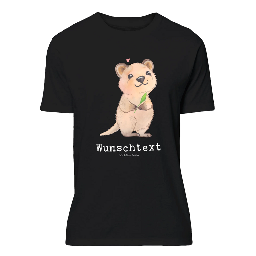 Personalisiertes T-Shirt Quokka Happy T-Shirt Personalisiert, T-Shirt mit Namen, T-Shirt mit Aufruck, Tiere, Tiermotive, Lustige Sprüche, Gute Laune, Niedliches Tier, Lustiger Spruch, Quokka, Verschieben, Aufschieberitis, Dinge Erledigen
