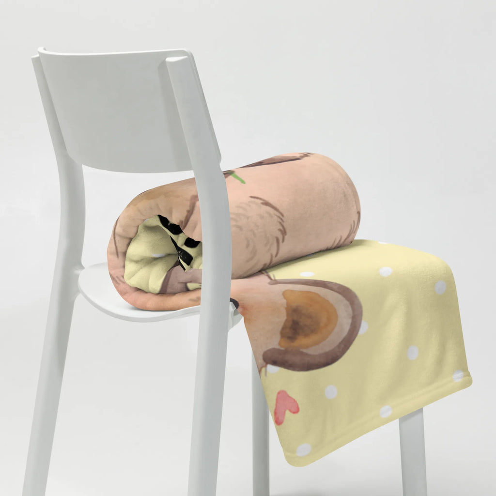 Baby blanket with name Quokka Happy Babygeschenk mit Namen, Krabbeldecke mit Namen, Babygeschenk personalisiet, Babdyecke personalisiert, Babydecke bedrucken, Babydecke mit Namen, Krabbeldecke personalisiert, Tiermotive, Gute Laune, lustige Sprüche, Tiere, Lustiger Spruch, Aufschieberitis, Quokka, Niedliches Tier, Verschieben, Dinge erledigen