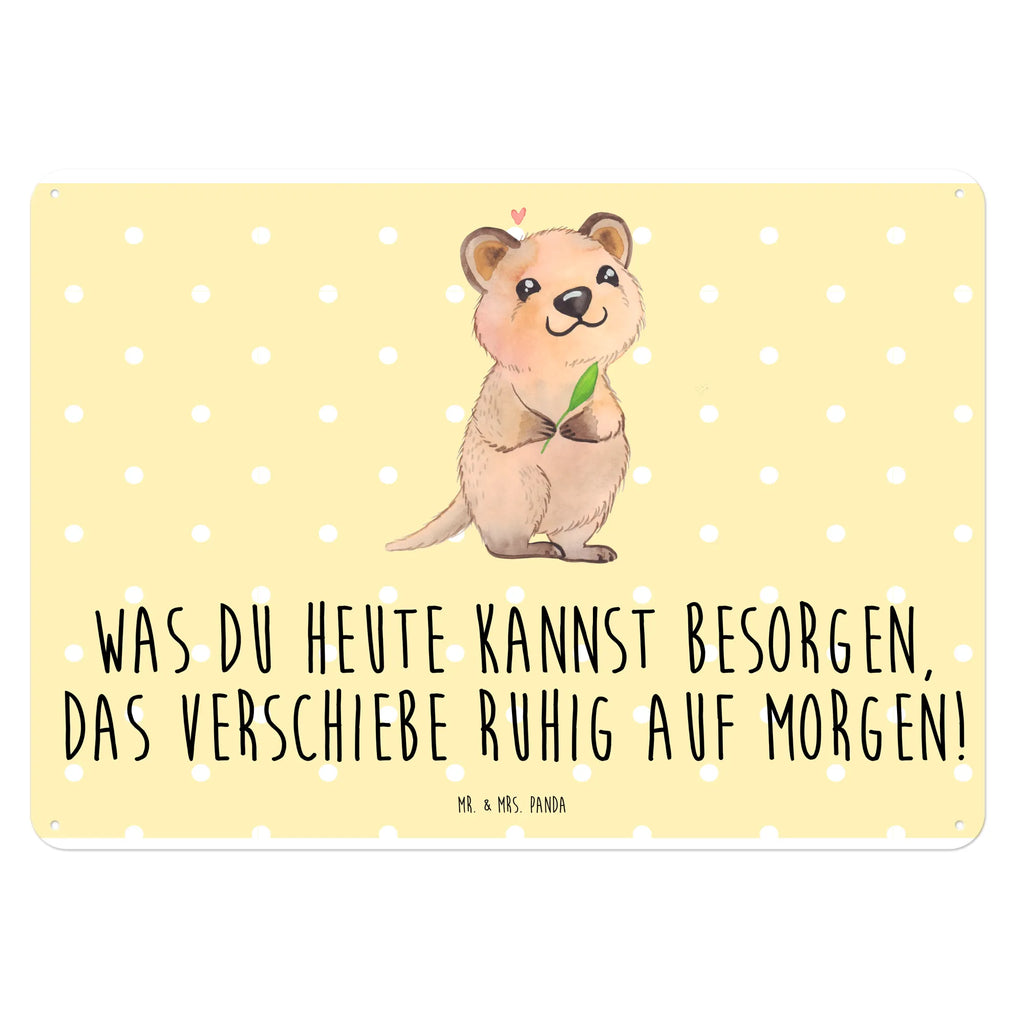 Blechschild Quokka Happy Blechschild Küche, Türschild Metall, Blechschild Groß, Blechschild Zum Aufhängen, Dekoschild Metall, Blechschild Für Frauen, Blechschild Für Männer, Wandschild Metall, Blechschild Büro, Blechschild, Tiere, Gute Laune, Tiermotive, Lustige Sprüche, Niedliches Tier, Verschieben, Lustiger Spruch, Aufschieberitis, Dinge Erledigen, Quokka