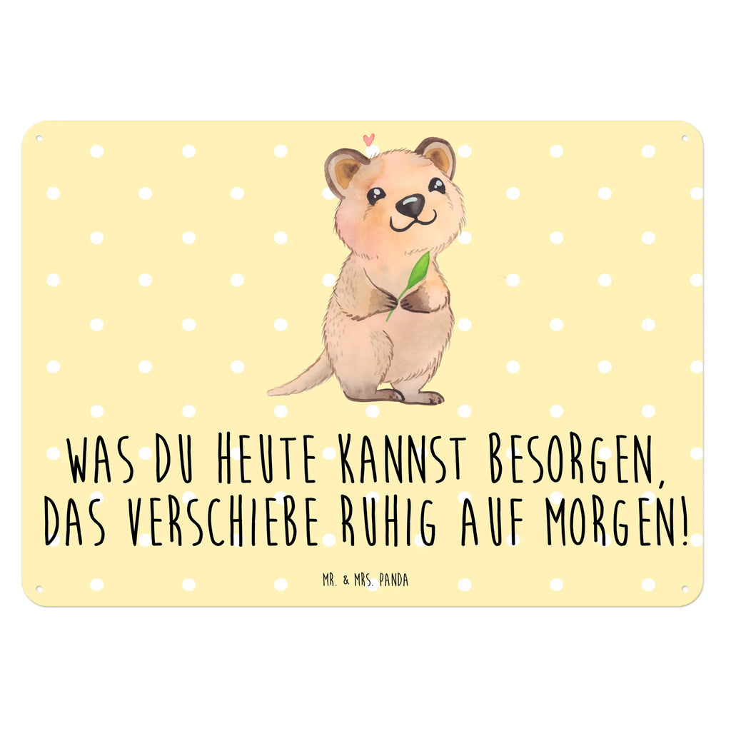 Blechschild Quokka Happy Blechschild Küche, Türschild Metall, Blechschild Groß, Blechschild Zum Aufhängen, Dekoschild Metall, Blechschild Für Frauen, Blechschild Für Männer, Wandschild Metall, Blechschild Büro, Blechschild, Tiere, Gute Laune, Tiermotive, Lustige Sprüche, Niedliches Tier, Verschieben, Lustiger Spruch, Aufschieberitis, Dinge Erledigen, Quokka