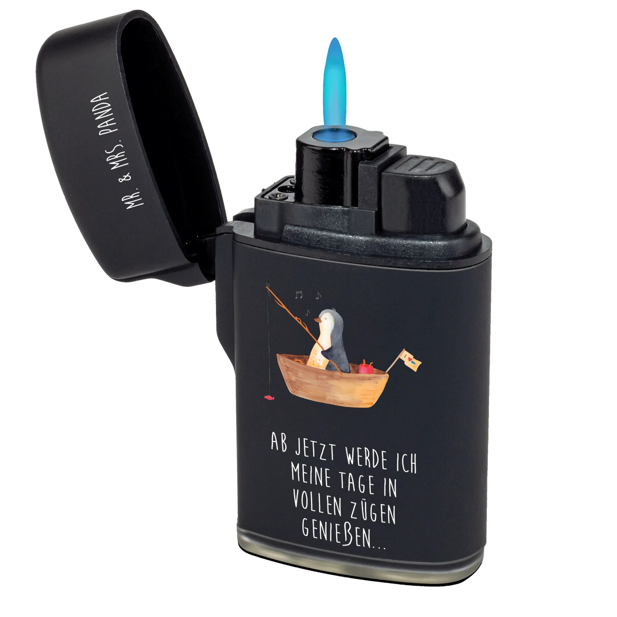 Lighter Penguin fishing boat zigarettenanzünder, sturmfeuerzeug, zündgerät, gasfeuerzeuge, sturmfeuerzeuge, Feuerzeuge, anzünder, Feuerzeug, Gasfeuerzeug, Zünder, gas anzünder, Pinguin, Neustart, Angelboot, Angeln, Leben, Neuanfang, Trennung, Geschenkidee Liebeskummer, Lebenslust, Pinguine, Motivation, Boot, Scheidung, Genießen