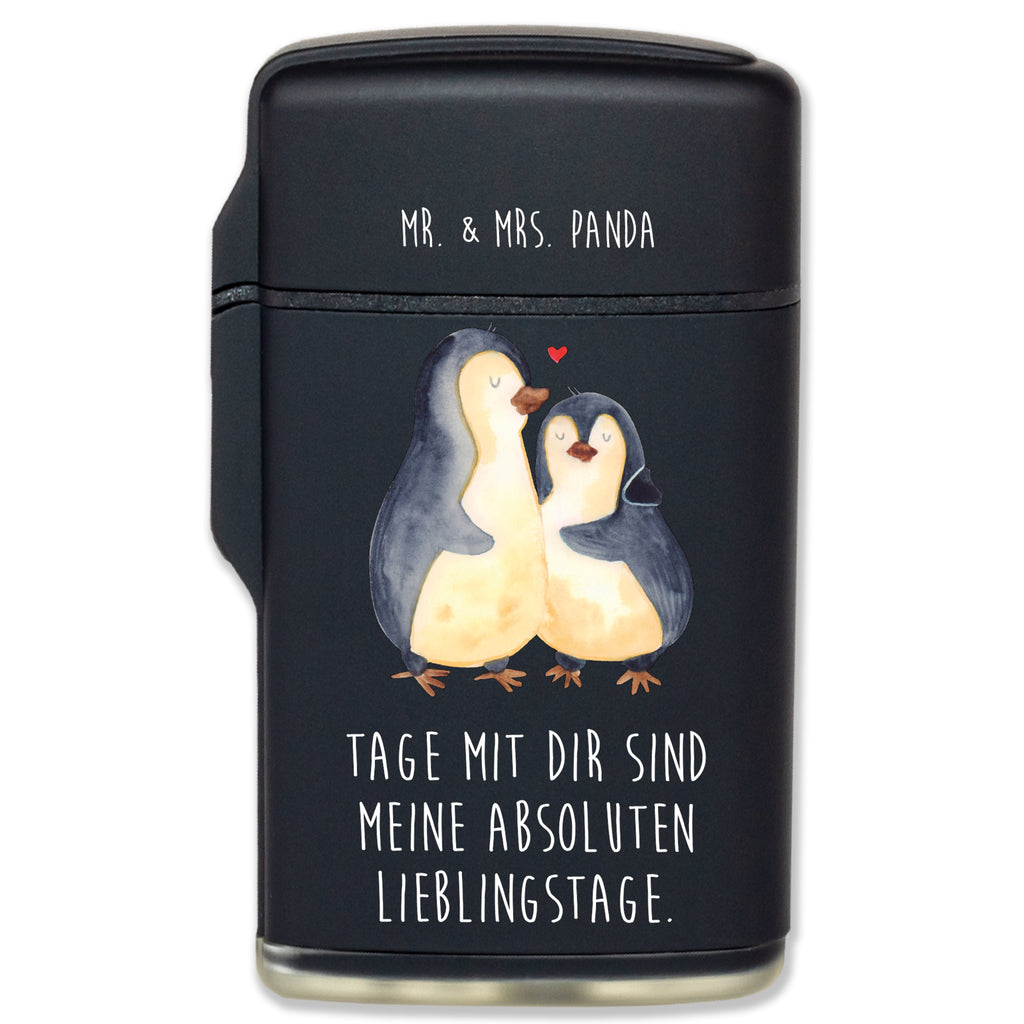 Feuerzeug Pinguin umarmend Pinguin, Liebe, Liebespaar, Liebesbeweis, Liebesgeschenk, Verlobung, Jahrestag, Hochzeitstag, Hochzeit, Hochzeitsgeschenk
