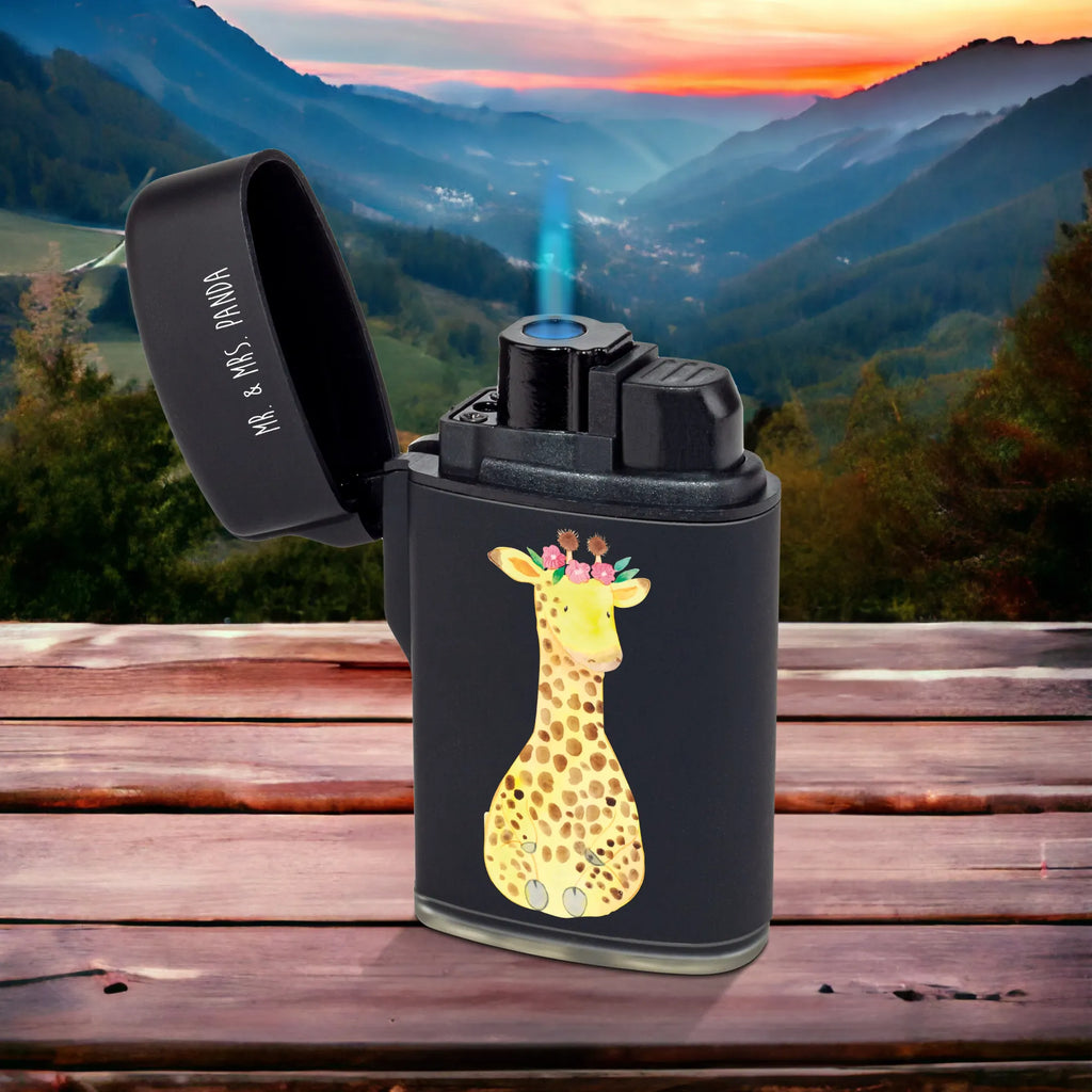 Feuerzeug Giraffe Blumenkranz anzünder, zündgerät, Gasfeuerzeug, gasfeuerzeuge, gas anzünder, Feuerzeug, sturmfeuerzeug, zigarettenanzünder, sturmfeuerzeuge, Feuerzeuge, Afrika, Wildtiere, Blumenkranz, Selbstliebe, Abenteurer, Freundin, Giraffe