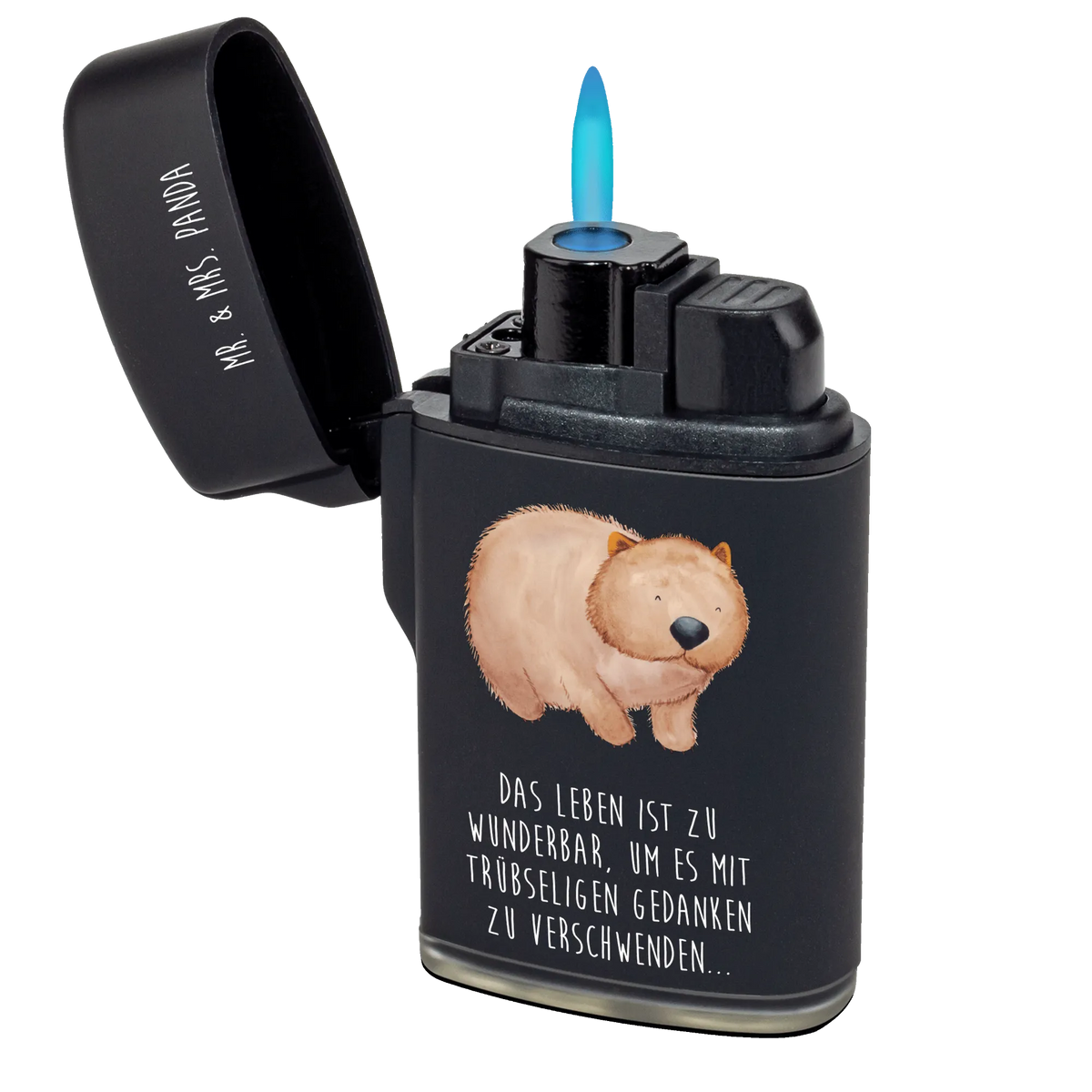 Lighter Wombat sturmfeuerzeug, Gasfeuerzeug, Feuerzeug, Feuerzeuge, sturmfeuerzeuge, zündgerät, anzünder, zigarettenanzünder, Zünder, gasfeuerzeuge, gas anzünder, Lustige Sprüche, Tiere, Tiermotive, Gute Laune, Spruch, Wombat, Motivation, Das Leben Ist schön, Australien