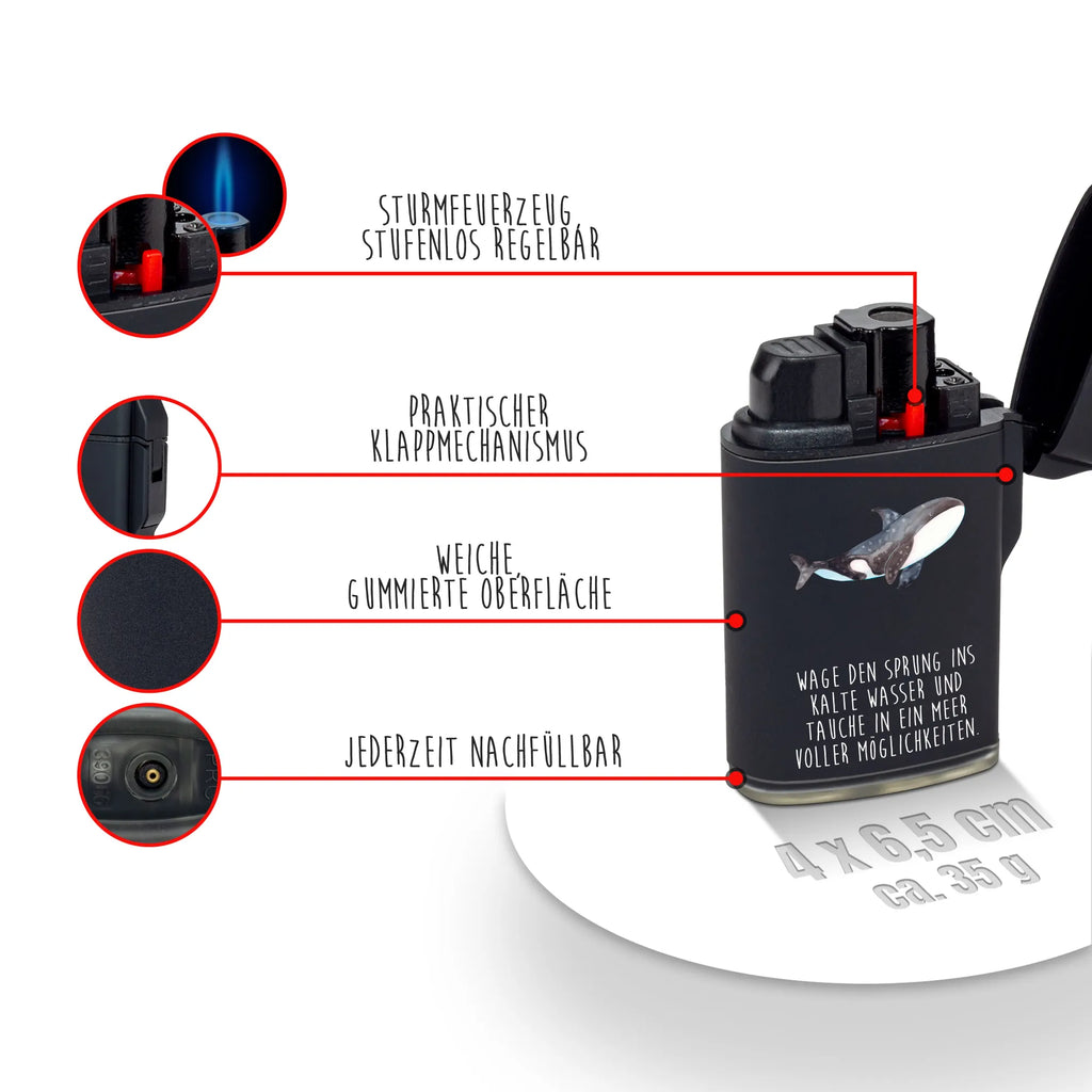 Lighter Orca Feuerzeug, sturmfeuerzeuge, Gasfeuerzeug, gasfeuerzeuge, anzünder, gas anzünder, sturmfeuerzeug, zündgerät, Feuerzeuge, zigarettenanzünder, Meer, Urlaub, Meerestiere, Orca, Orcas, Motivation, Neustart, Möglichkeiten, Büro, Killerwal, Startup, Arbeit, Wal, Selbstliebe