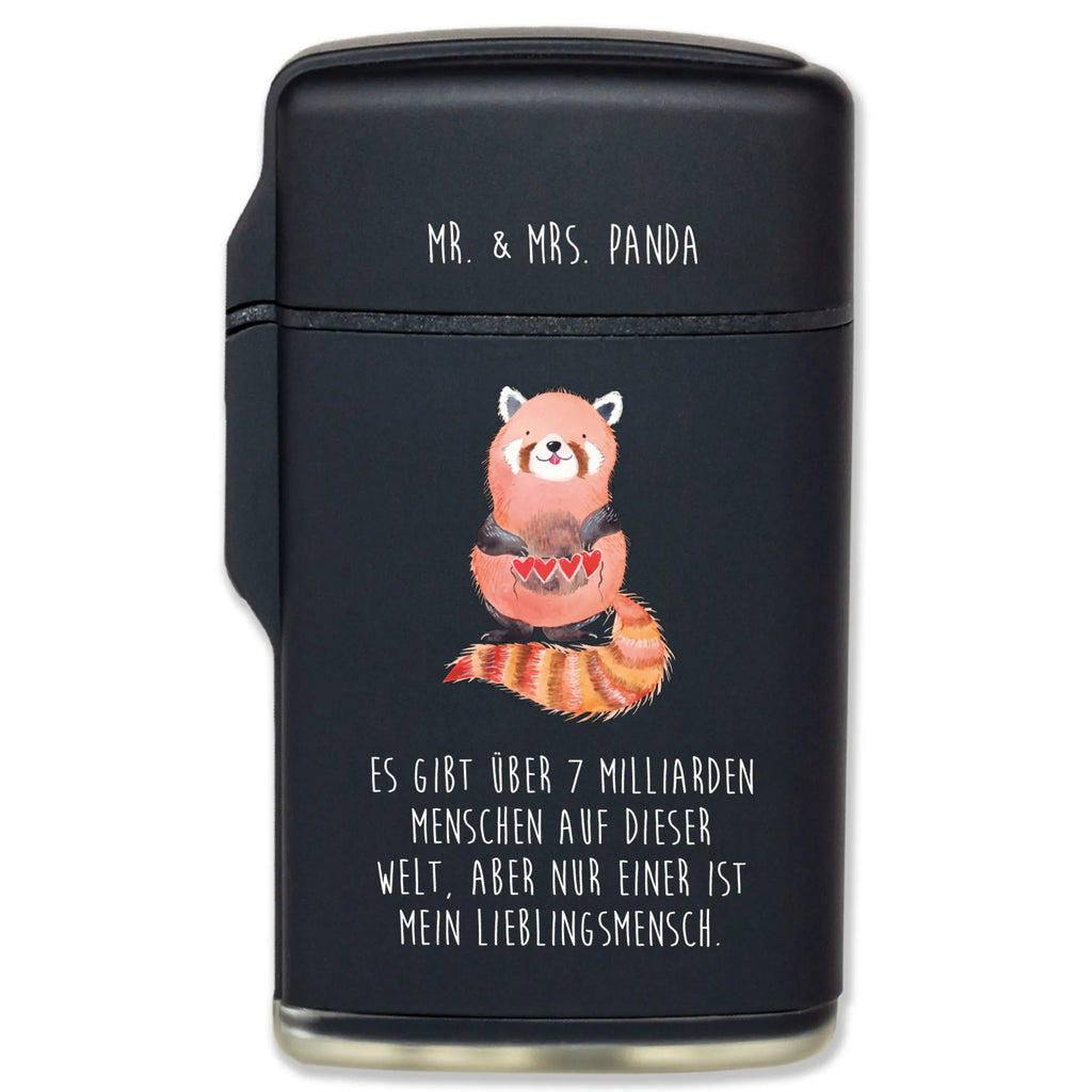 Feuerzeug Roter Panda Feuerzeug, gas anzünder, sturmfeuerzeug, zündgerät, anzünder, Feuerzeuge, Gasfeuerzeug, zigarettenanzünder, sturmfeuerzeuge, gasfeuerzeuge, Lustige Sprüche, Tiere, Tiermotive, Gute Laune, Herz, Liebling, Panda, Lieblingsmensch, Liebe, Rot