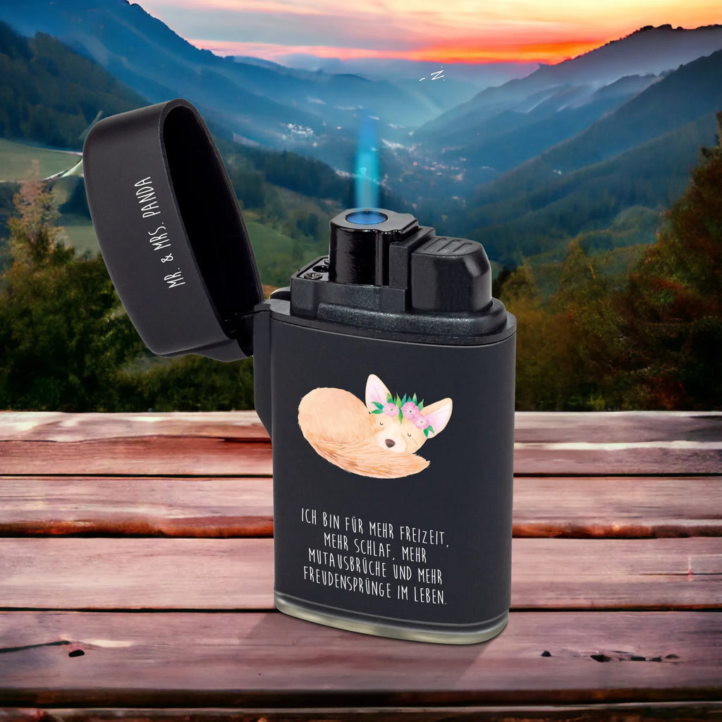 Feuerzeug Wüstenfuchs Blumenkranz gas anzünder, Feuerzeug, Gasfeuerzeug, anzünder, Feuerzeuge, sturmfeuerzeuge, zigarettenanzünder, zündgerät, gasfeuerzeuge, sturmfeuerzeug, Afrika, Wildtiere, Wüstenfuchs, Blumen, Glücklich, Wüste, Blumenkranz