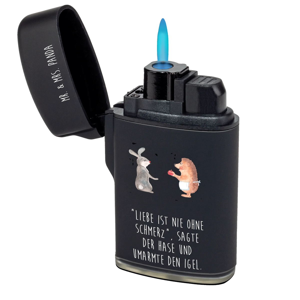 Lighter Hare Hedgehog Feuerzeug, gasfeuerzeuge, gas anzünder, Zünder, sturmfeuerzeuge, zündgerät, sturmfeuerzeug, Gasfeuerzeug, zigarettenanzünder, Feuerzeuge, anzünder, Lustige Sprüche, Tiere, Tiermotive, Gute Laune, Trösten, Igel und Hase, Herzschmerz, Spruch Romantisch, Hase, Liebe Spruch, Liebeskummer Geschenk, Trennungsschmerz, Igel