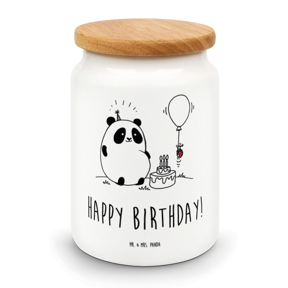 Storage jar Panda Birthday canister, kitchen canister, kitchen storage solutions, food storage container, airtight container, cookie jar, bulk food storage, ceramic jar, pantry storage, treat jar, snack jar, storage jar, preservative jar