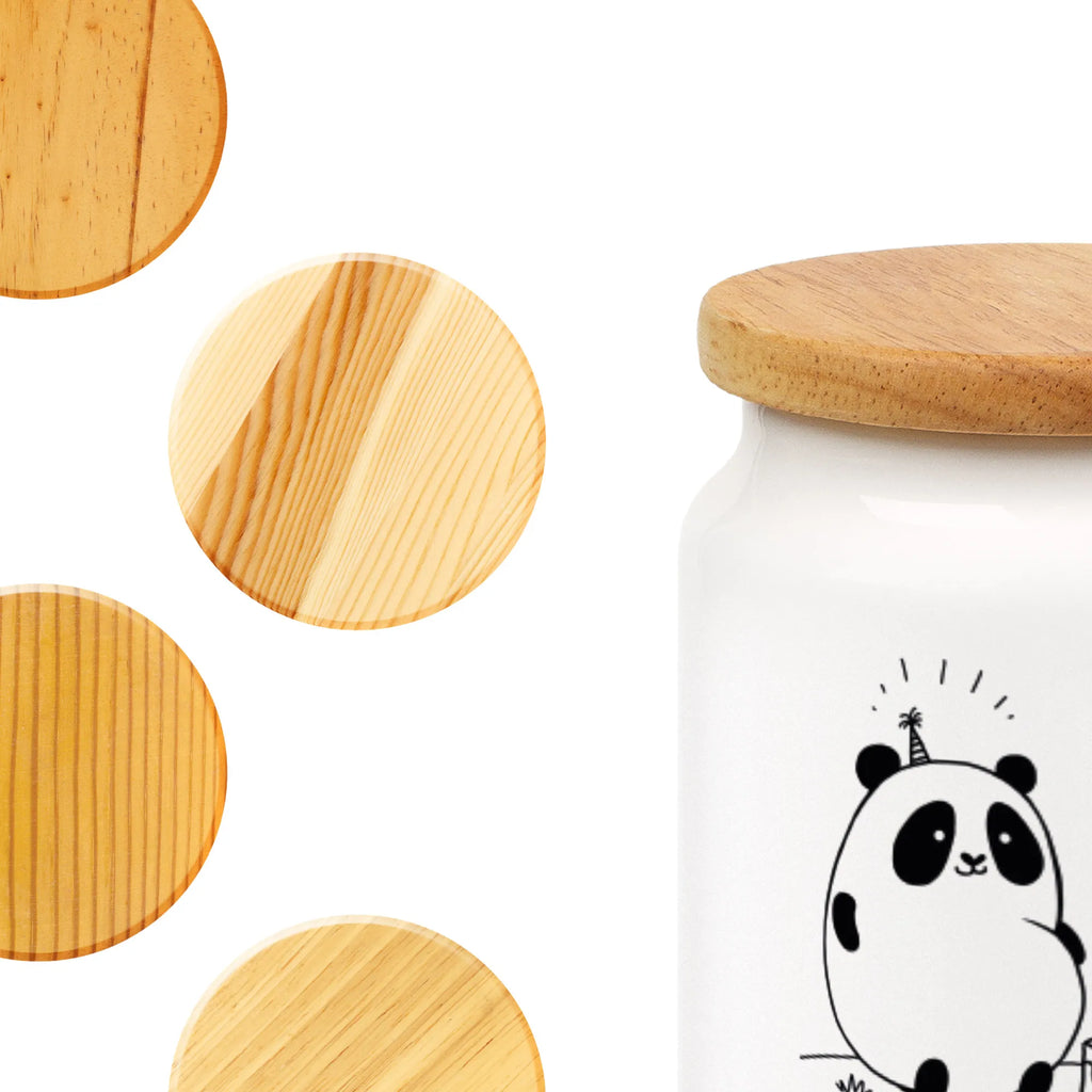 Storage jar Panda Birthday canister, kitchen canister, kitchen storage solutions, food storage container, airtight container, cookie jar, bulk food storage, ceramic jar, pantry storage, treat jar, snack jar, storage jar, preservative jar