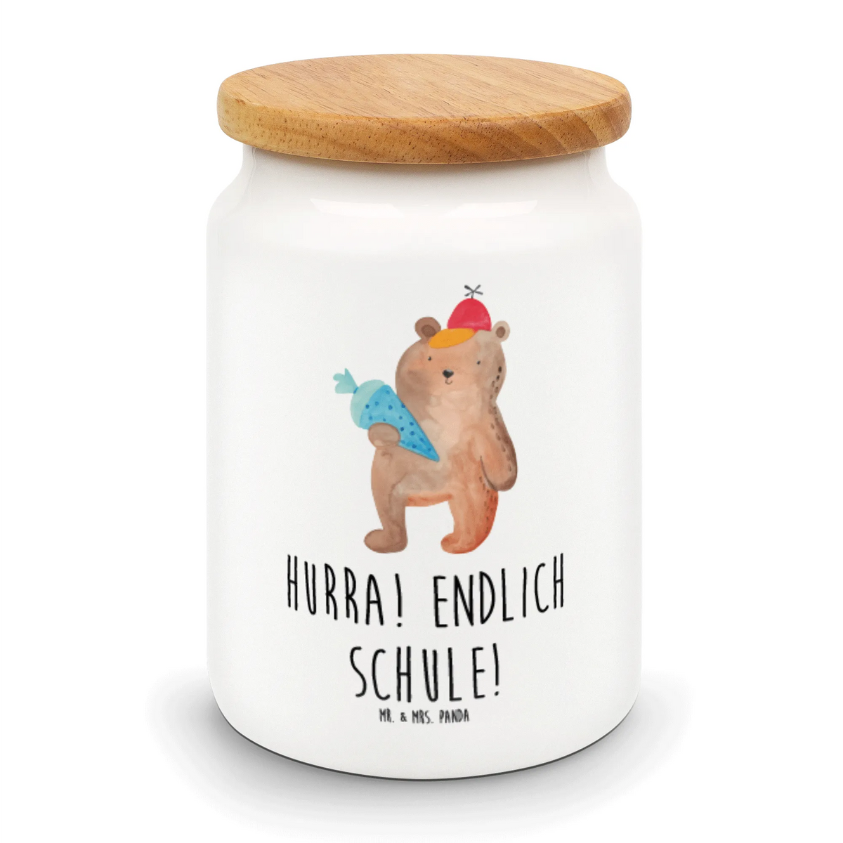 Vorratsdose Bär Schultüte gebäckdose, Frischhaltedose, Biskuitdose, Aufbewahrungsdose, zuckerdose, tee behälter, salzdose, vorratsbox, bonbondose, Teedose, Vorratsbehälter, Keksdose, Vorratsdose, Kaffeedose, Lebensmittelbehälter, Aromadose, keramikdose, aufbewahrungsbehälter, Dose, Snackdose, behälter, müslidose, leckerlidose, vorratsgefäß, Teddy, Bär, Teddybär, Schule Geschenk, Schultüte, Schulbeginn, Bär Motiv, Grundschule, Erster Schultag Geschenk, Schulanfang, Einschulung Geschenk