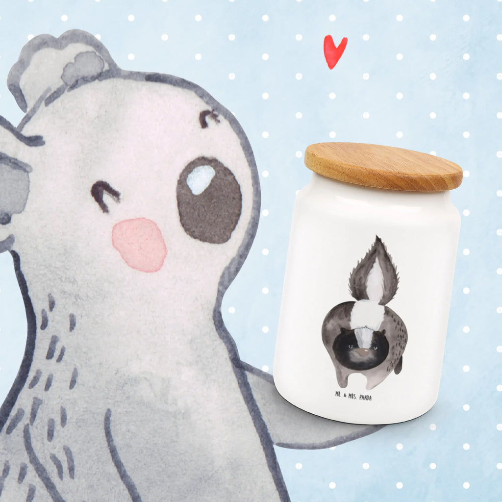 Vorratsdose Stinktier Angriff keksdosen, tee behälter, Dose, Aufbewahrungsdosen, keramikdose, Lebensmittelbehälter, Vorratsbehälter, Vorratsglas, Teedose, Frischhaltedose, Frischhaltedose Mit Deckel, Vorratsdose, gebäckdose, zuckerdose, Aufbewahrungsdose, bonbondose, Kaffeedose, müslidose, Frischhaltedosen, Aufbewahrungsdose Mit Deckel, leckerlidosen, leckerlidose, aufbewahrungsbehälter, Vorratsdose Mit Deckel, Vorratsdosen, Keksdose, Stinktier, Skunk, wütend, Raubtier, Stinker, Stinki, Drohung, Wildtier