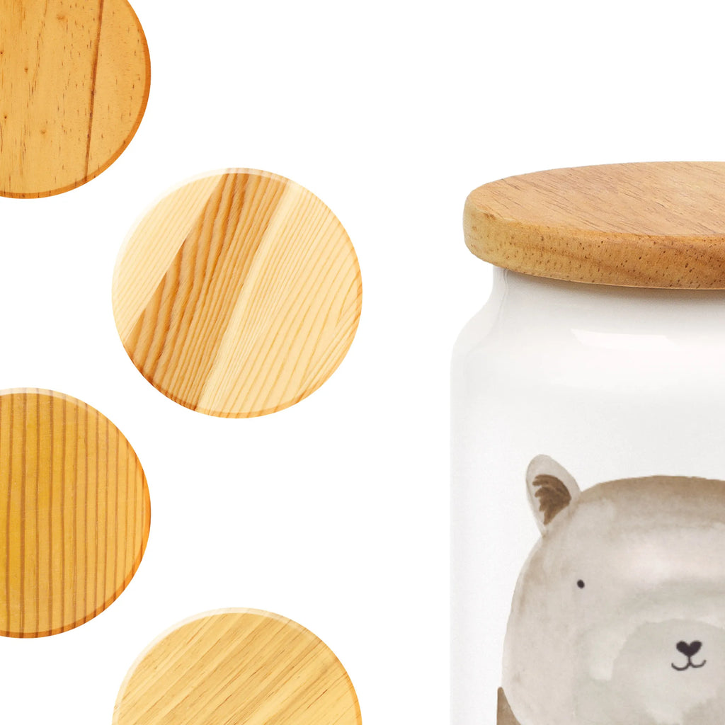 Storage jar bear Feeling snack jar, treat jar, storage jar, ceramic jar, canister, kitchen storage solutions, pantry storage, preservative jar, airtight container, cookie jar, kitchen canister, bulk food storage, food storage container, bear, teddy, teddy bear, cuddly toy, Bear, Madness