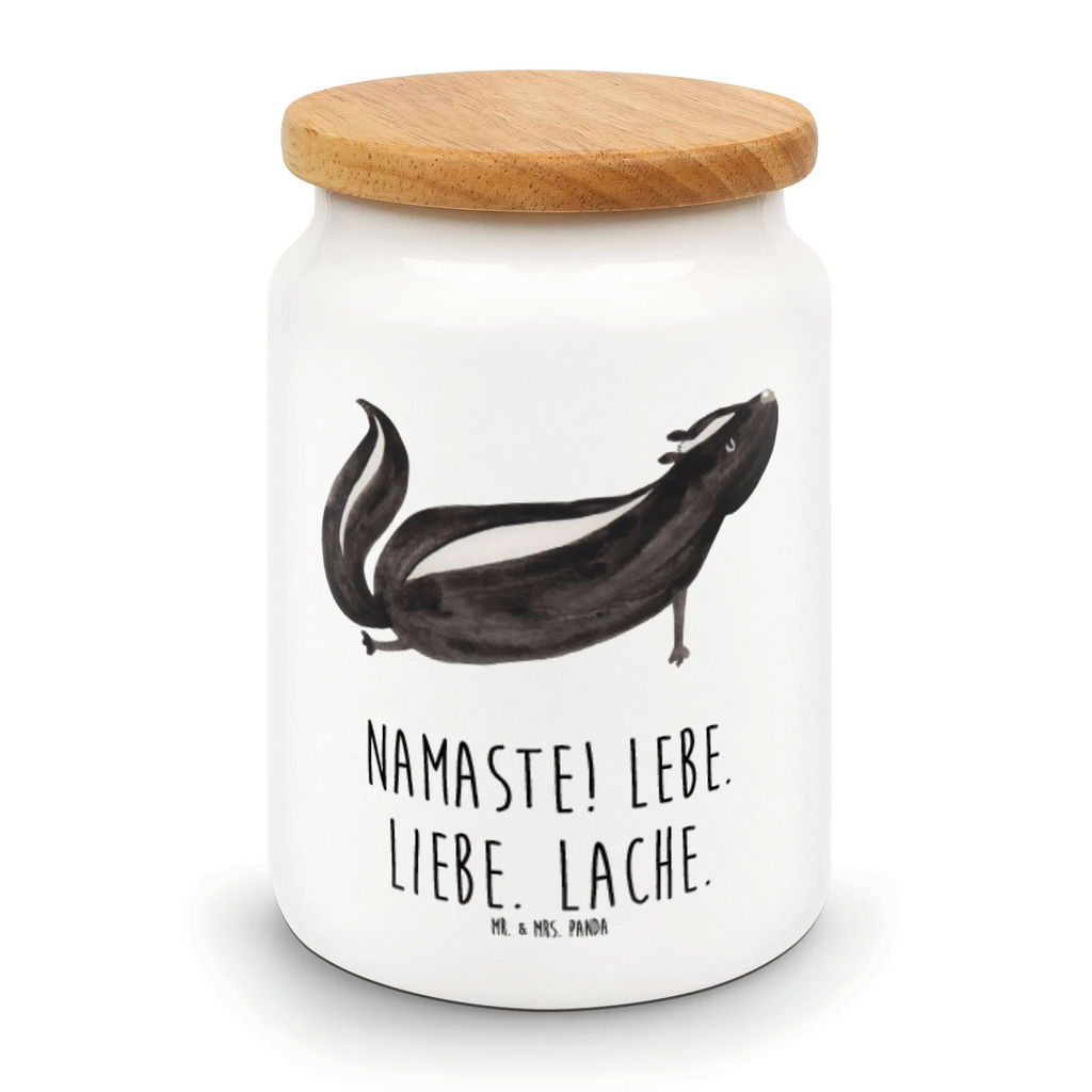 Pojemnik na żywność skunks Joga gebäckdose, müslidose, Vorratsdose Mit Deckel, Lebensmittelbehälter, bonbondose, Vorratsdose, Aufbewahrungsdosen, leckerlidose, Frischhaltedose Mit Deckel, Kaffeedose, Frischhaltedosen, Vorratsglas, aufbewahrungsbehälter, tee behälter, Vorratsdosen, Teedose, zuckerdose, keksdosen, Frischhaltedose, leckerlidosen, keramikdose, Vorratsbehälter, Aufbewahrungsdose, Aufbewahrungsdose Mit Deckel, Keksdose, Dose, Stinktier, Skunk, Stinki, Yoga, Lache, Raubtier, Stinker, Wildtier, Namaste, Lebe, Liebe