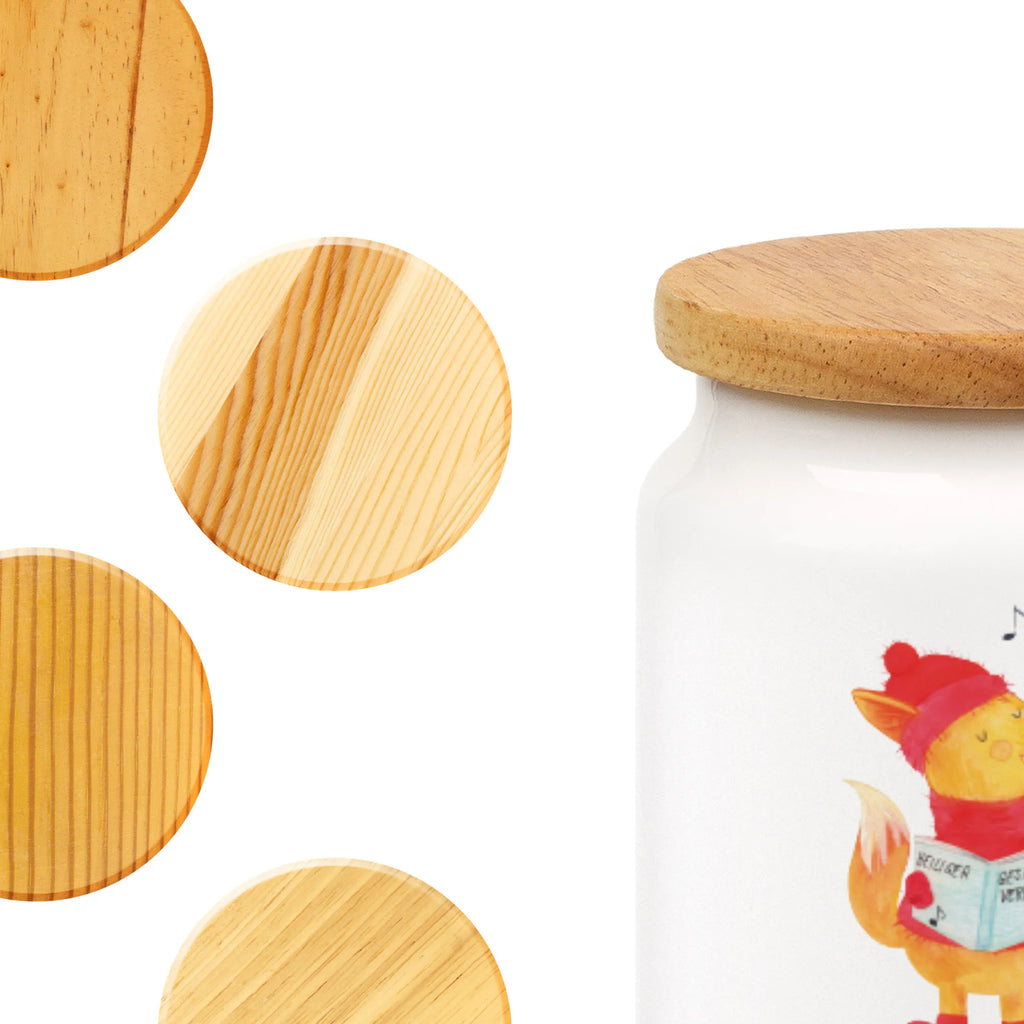 Pojemnik na żywność lis Śpiewak Zima, Boże Narodzenie, dekoracje świąteczne, Mikołaj, Adwent, Wigilia, zimowy motyw