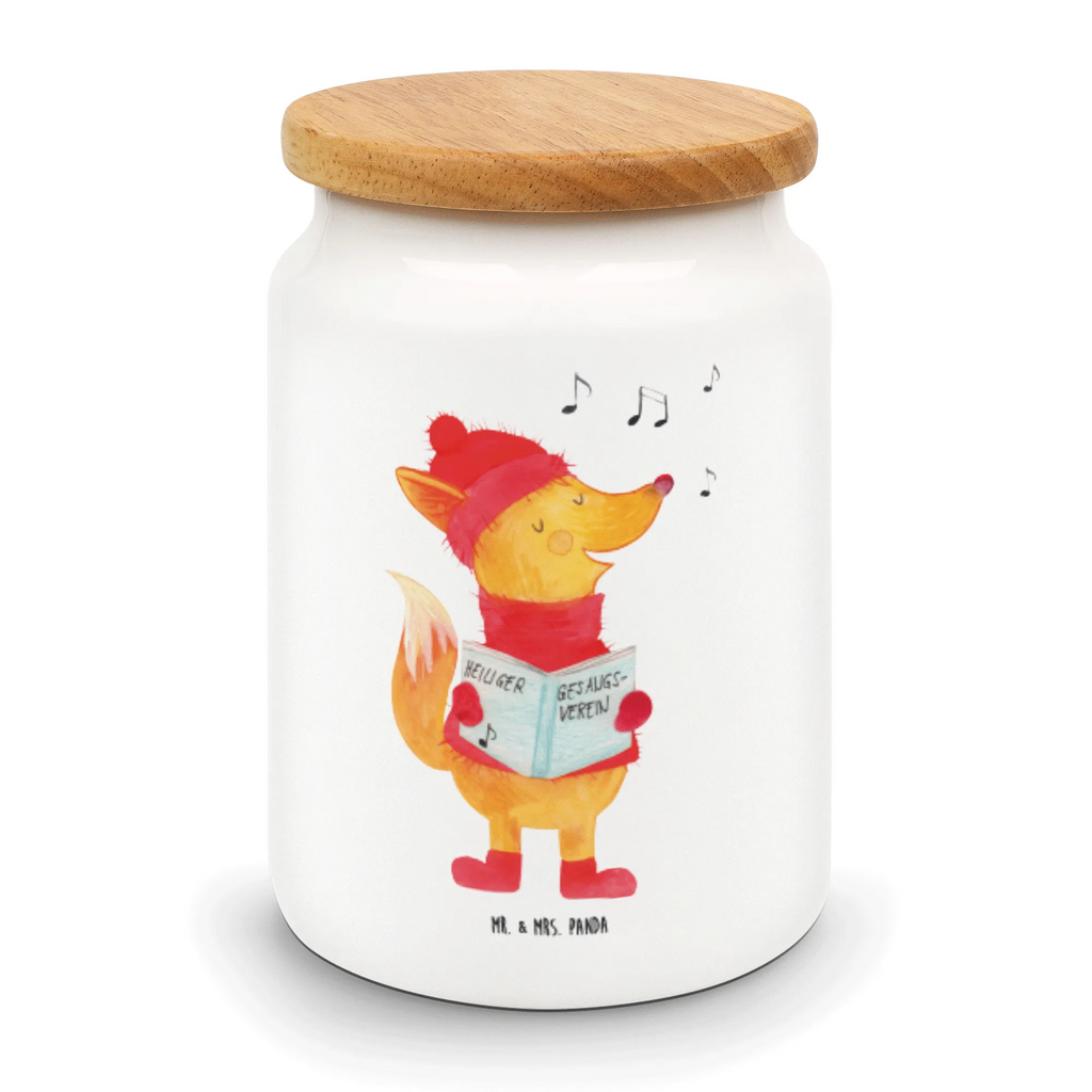 Pojemnik na żywność lis Śpiewak Zima, Boże Narodzenie, dekoracje świąteczne, Mikołaj, Adwent, Wigilia, zimowy motyw