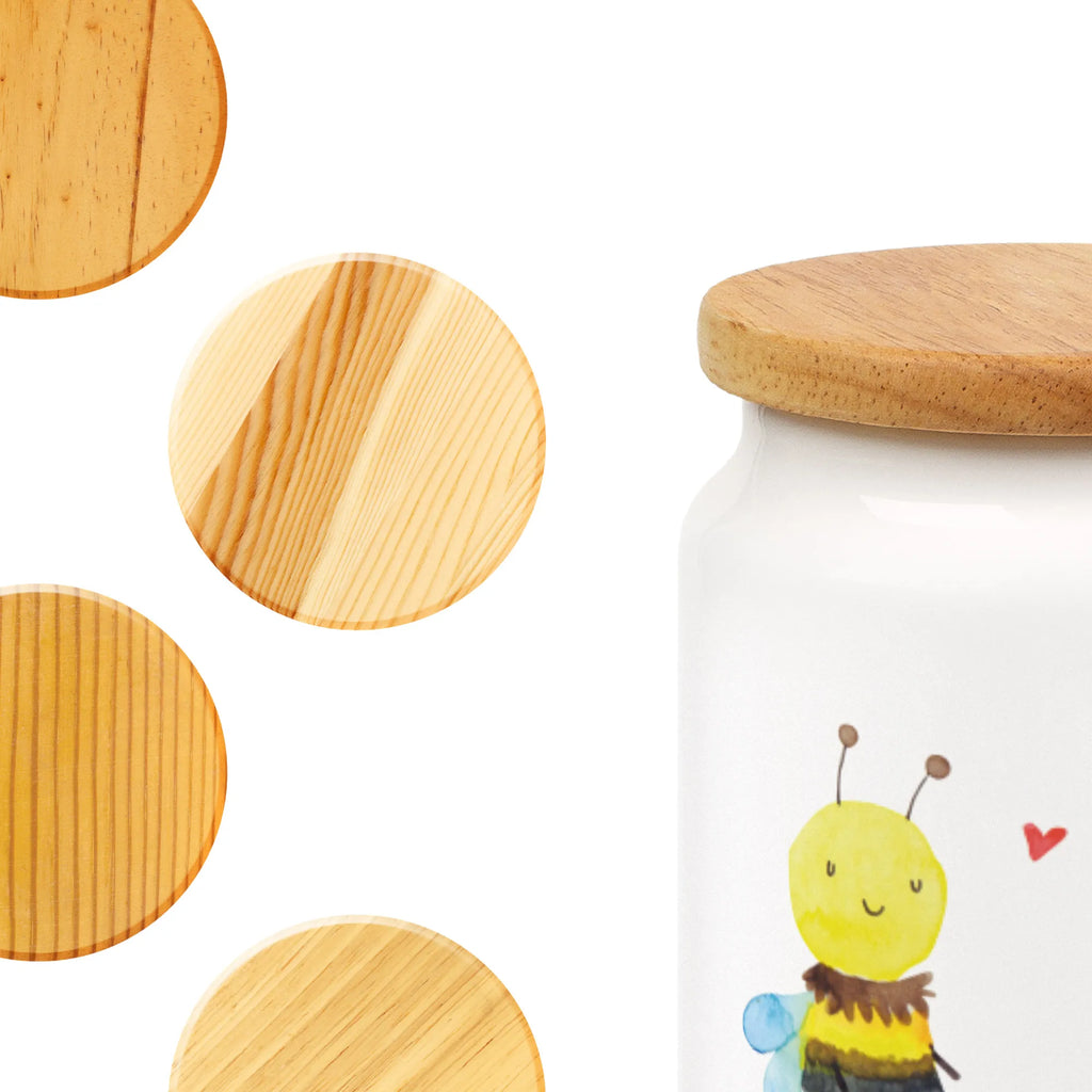 Storage jar bee In love food storage container, snack jar, canister, preservative jar, cookie jar, kitchen canister, ceramic jar, bulk food storage, kitchen storage solutions, pantry storage, storage jar, airtight container, treat jar, Bee, wasp, bumblebee