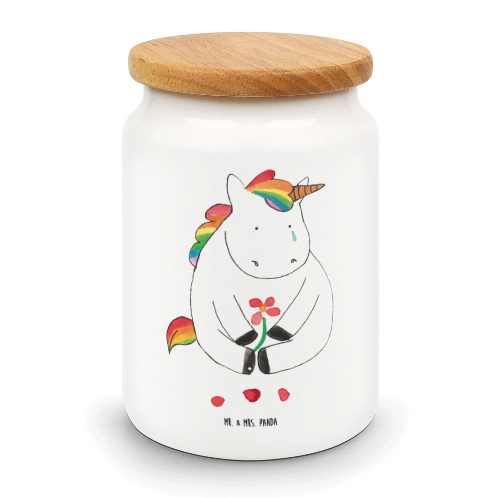 Storage jar unicorn Sad canister, kitchen storage solutions, kitchen canister, pantry storage, food storage container, treat jar, ceramic jar, preservative jar, snack jar, airtight container, cookie jar, storage jar, bulk food storage, unicorn, unicorns, friends, glitter, consoling, grief, Friendship, greeting card, love, Unicorn, flower