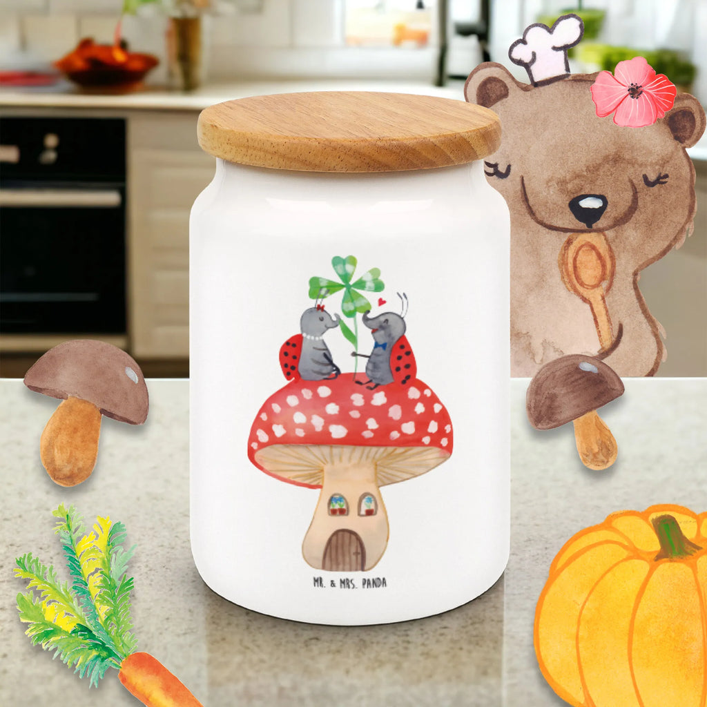 Pojemnik na żywność biedronka Muchomor Motywy zwierzęce, dobra energia, zabawne powiedzonka, zwierzęta