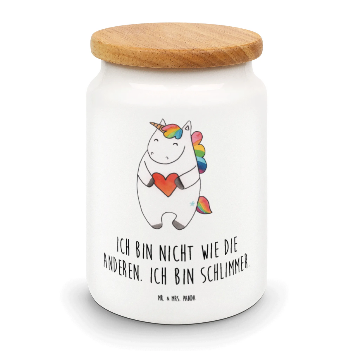 Vorratsdose Einhorn Herz Keksdose, keramikdose, Snackdose, behälter, Teedose, Lebensmittelbehälter, aufbewahrungsbehälter, Biskuitdose, Aufbewahrungsdose, müslidose, Frischhaltedose, Dose, Vorratsbehälter, zuckerdose, Vorratsdose, gebäckdose, bonbondose, leckerlidose, Aromadose, vorratsbox, Kaffeedose, vorratsgefäß, salzdose, tee behälter, Unicorn, Einhorn, Einhörner, Einhorn Deko, Lustig, Anders, Schlimm, Bunt, Herz, Freundin, böse, Witzig