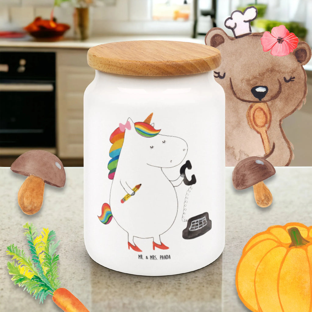 Storage jar unicorn secretary bulk food storage, food storage container, storage jar, cookie jar, snack jar, pantry storage, ceramic jar, treat jar, kitchen canister, canister, preservative jar, airtight container, kitchen storage solutions, unicorn, unicorns, Secretary, attorney, secretary present, office help, gift colleg, office, tax office, office worker