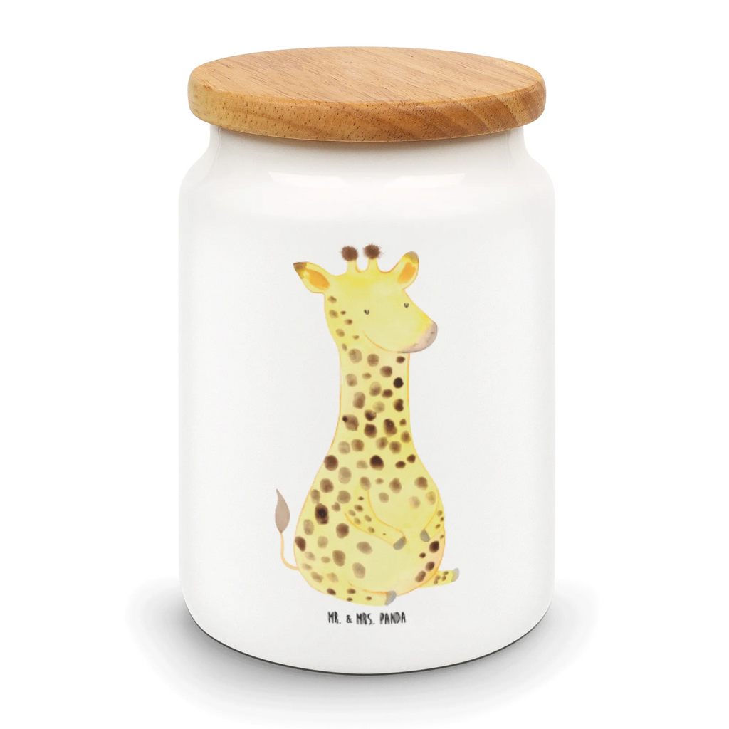 Storage jar giraffe Satisfied bulk food storage, airtight container, cookie jar, snack jar, kitchen canister, storage jar, kitchen storage solutions, preservative jar, food storage container, treat jar, canister, pantry storage, ceramic jar, Africa, Happiness, Adventure, Giraffe