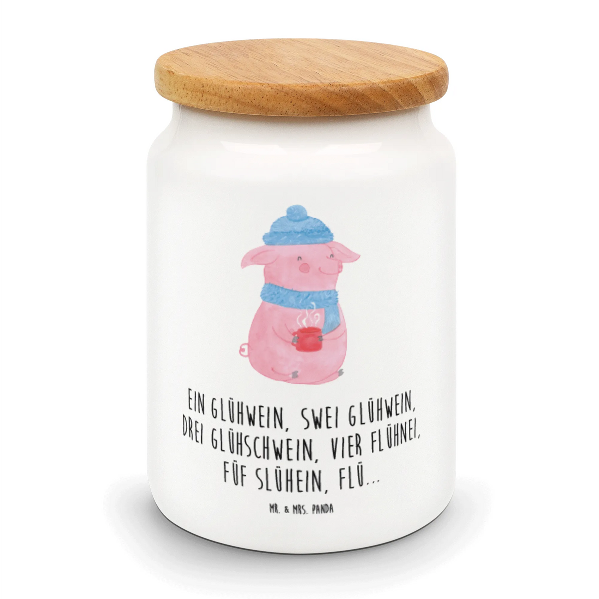 Vorratsdose Schweinchen Glühwein Teedose, gebäckdose, Aufbewahrungsdose, Dose, Vorratsdose, Vorratsbehälter, tee behälter, vorratsgefäß, keramikdose, vorratsbox, Snackdose, salzdose, Kaffeedose, behälter, Aromadose, zuckerdose, Frischhaltedose, bonbondose, Lebensmittelbehälter, leckerlidose, Keksdose, aufbewahrungsbehälter, Biskuitdose, müslidose, Weihnachten, Winter, Weihnachtsdeko, Nikolaus, Advent, Heiligabend, Wintermotiv, Weihnachtsmarkt, Betrunken, Glühwein, Spruch