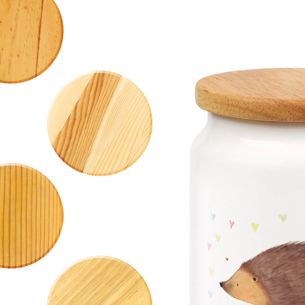 Storage jar Hedgehog hearts snack jar, treat jar, canister, food storage container, pantry storage, cookie jar, airtight container, kitchen storage solutions, kitchen canister, storage jar, preservative jar, ceramic jar, bulk food storage, small animals, cute, funny, cute animal motives, hand drawn, small world, funny sayings, good mood, happy, gifts, gift ideas, special gifts, animal lover, card, kiss, trust, hearts, Love, hedgehog, heart, life