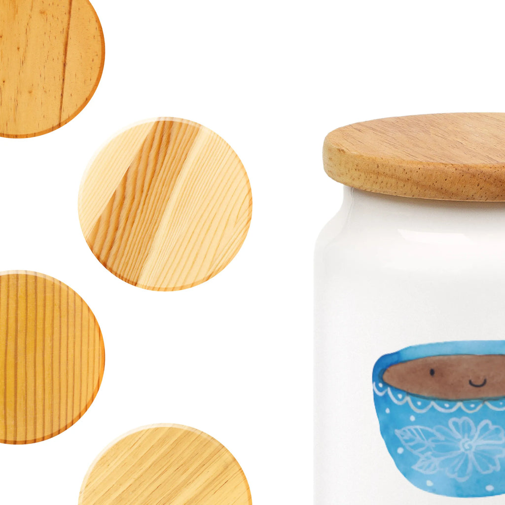 Storage jar Coffee Cup treat jar, ceramic jar, cookie jar, food storage container, kitchen storage solutions, kitchen canister, preservative jar, canister, airtight container, bulk food storage, pantry storage, storage jar, snack jar, small animals, cute, funny, cute animal motives, hand drawn, small world, funny sayings, good mood, happy, gifts, gift ideas, special gifts, animal lover, card, happiness, cup, taste, love, Coffee, pleasure