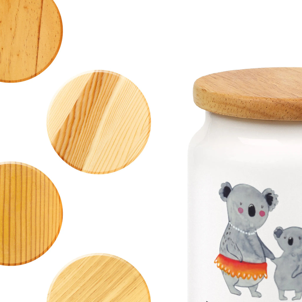 Storage jar Koala Family kitchen canister, storage jar, kitchen storage solutions, treat jar, bulk food storage, canister, food storage container, airtight container, preservative jar, ceramic jar, cookie jar, pantry storage, snack jar, Family, Father's Day, Mother's Day, brother, sister, Mom, Dad, children, family life, family, dad, koalas, Koala, mom, siblings