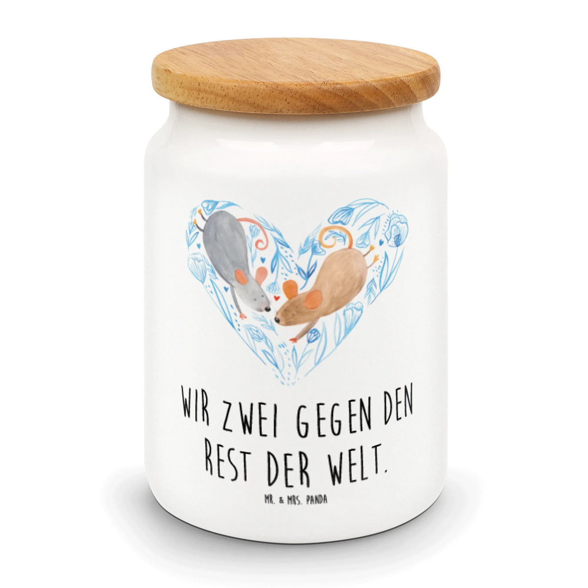 Storage jar Mice heart Loving, Two, Together, Marriage, Proposal of marriage, Love gift, gift for her, gift for him, anniversary gift, gift for two, love gift, wedding, proof of love, favourite person, love message, mice, anniversary, togetherness, mouse