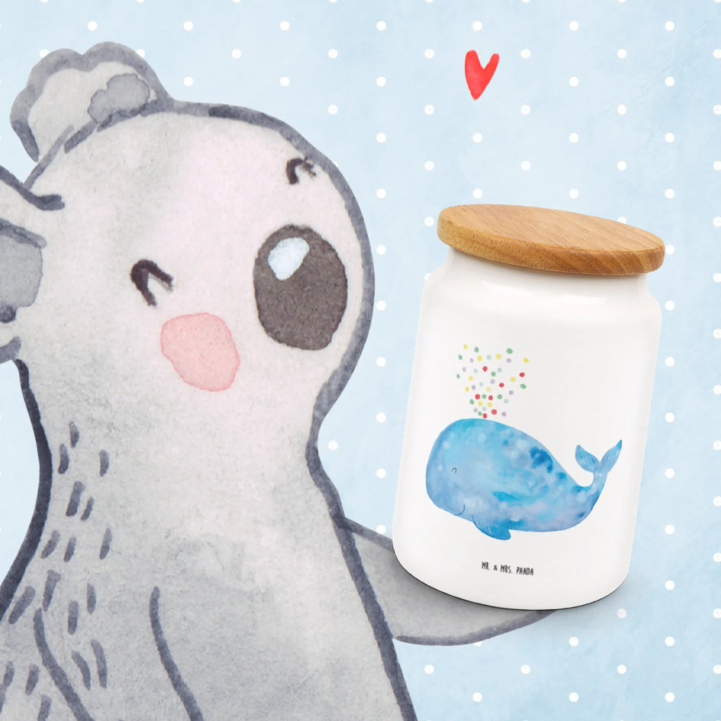 Pojemnik na żywność wieloryb konfetti Zwierzeta morskie, Morze, Wakacje