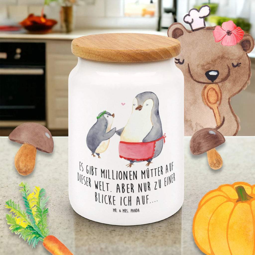Storage jar Penguin with child zuckerdose, tee behälter, müslidose, Teedose, bonbondose, Aufbewahrungsdose Mit Deckel, Frischhaltedose, Dose, leckerlidose, Aufbewahrungsdosen, Vorratsdosen, Vorratsdose Mit Deckel, keramikdose, Aufbewahrungsdose, Frischhaltedosen, gebäckdose, Frischhaltedose Mit Deckel, Vorratsbehälter, Lebensmittelbehälter, keksdosen, aufbewahrungsbehälter, Keksdose, Kaffeedose, leckerlidosen, Vorratsglas, Vorratsdose, Muttertag, Vatertag, Mama, Papa, Oma, Opa, Familie, Schwester, Bruder, Mami, Geschenk, Mutter, Mutti, Geburststag