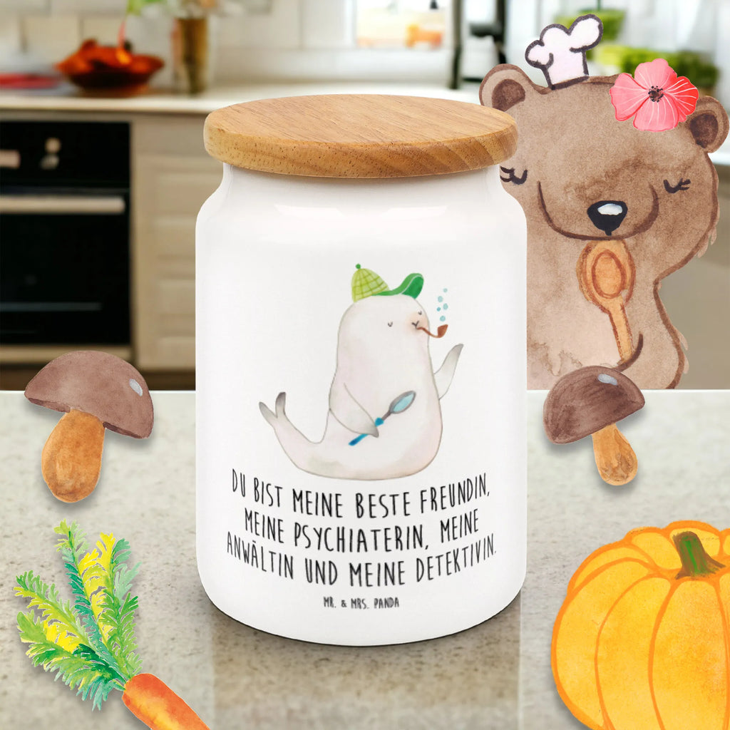 Vorratsdose Robbe Sherlock Frischhaltedose, Frischhaltedose Mit Deckel, gebäckdose, bonbondose, Lebensmittelbehälter, Vorratsglas, leckerlidosen, Kaffeedose, tee behälter, leckerlidose, keksdosen, keramikdose, Dose, Vorratsdose Mit Deckel, zuckerdose, müslidose, Keksdose, Vorratsdosen, Vorratsdose, Frischhaltedosen, Aufbewahrungsdosen, Aufbewahrungsdose Mit Deckel, Vorratsbehälter, aufbewahrungsbehälter, Teedose, Aufbewahrungsdose, Lustige Sprüche, Tiere, Tiermotive, Gute Laune