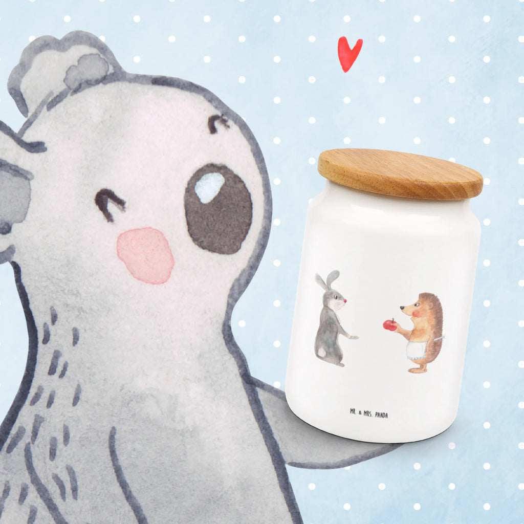 Storage jar Hare Hedgehog Teedose, Dose, Frischhaltedosen, Vorratsdose, Aufbewahrungsdosen, Keksdose, Aufbewahrungsdose Mit Deckel, leckerlidose, bonbondose, Frischhaltedose, Vorratsdose Mit Deckel, Aufbewahrungsdose, gebäckdose, leckerlidosen, keksdosen, Kaffeedose, müslidose, zuckerdose, Vorratsdosen, Vorratsglas, Lebensmittelbehälter, keramikdose, Frischhaltedose Mit Deckel, Vorratsbehälter, tee behälter, aufbewahrungsbehälter, Lustige Sprüche, Tiere, Tiermotive, Gute Laune, Igel, Trösten, Trennungsschmerz, Liebeskummer Geschenk, Igel und Hase, Herzschmerz, Liebe Spruch, Hase, Spruch Romantisch