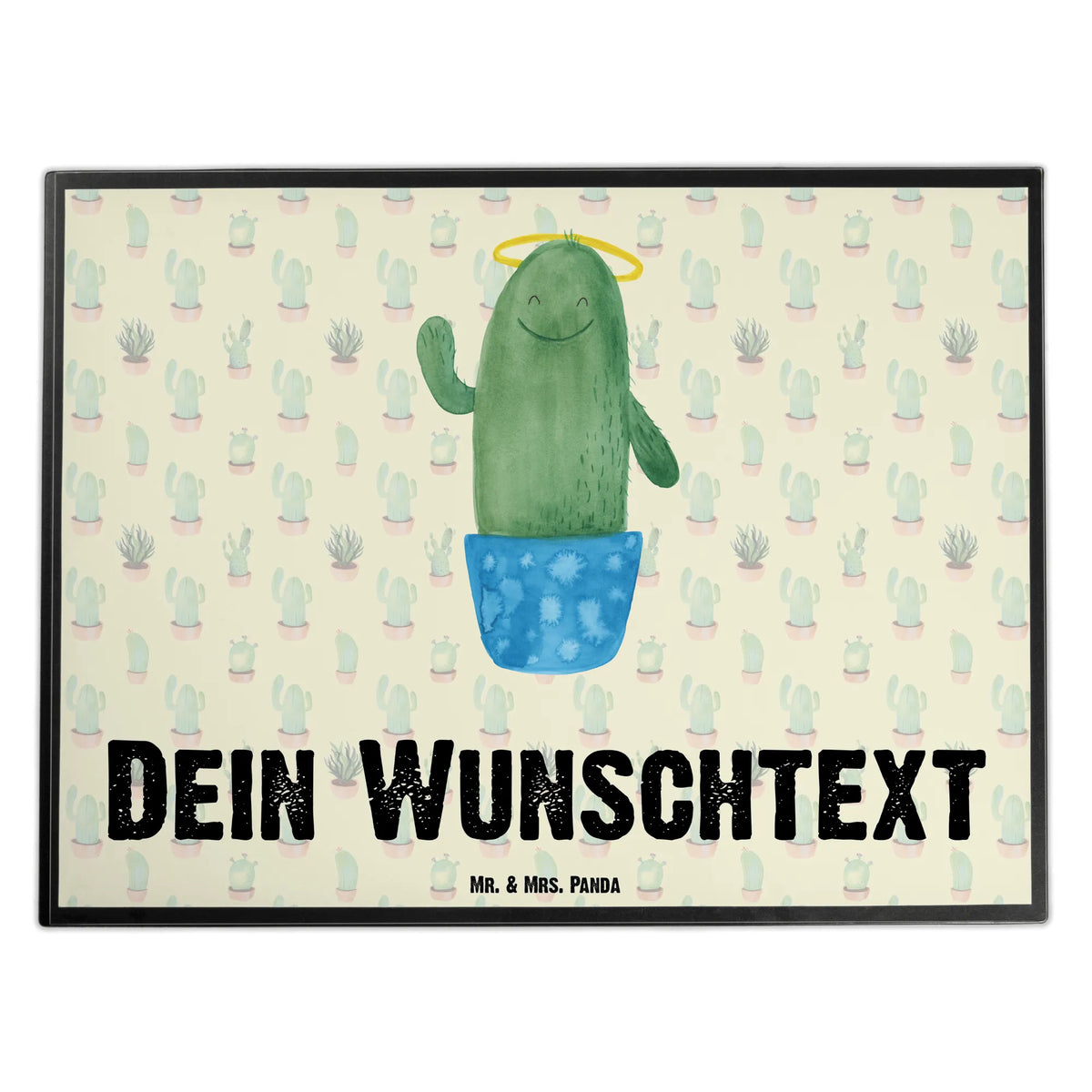 Personalised desk pad cactus Holy cactus, cactuses, plants, cactus plant, small green cactus, girlfriend, parents, sisters, halo, child, cheeky