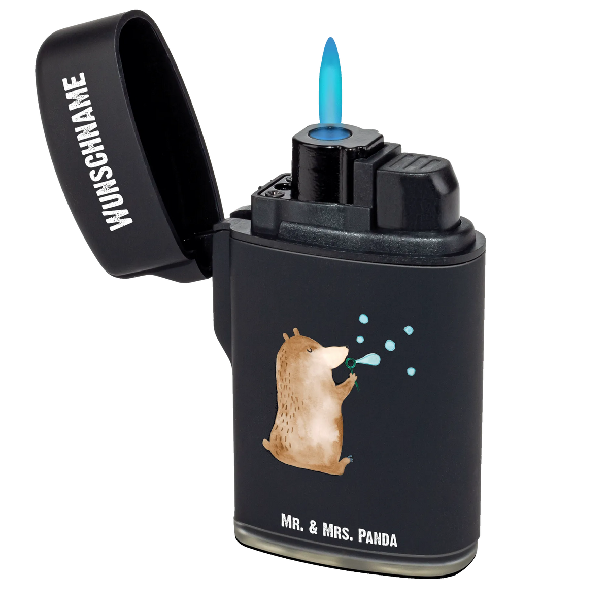 Personalisiertes Feuerzeug Bär Seifenblasen Individuelles Feuerzeug, Personalisiertes Feuerzeug, Feuerzeug Personalisiert, Feuerzeug mit Name, Personalisierbares Feuerzeug, Gasfeuerzeug personalisiert, Teddy, Bär, Teddybär, Seifenblasen Bär Lustig Sein Glücklich Traurig Happy