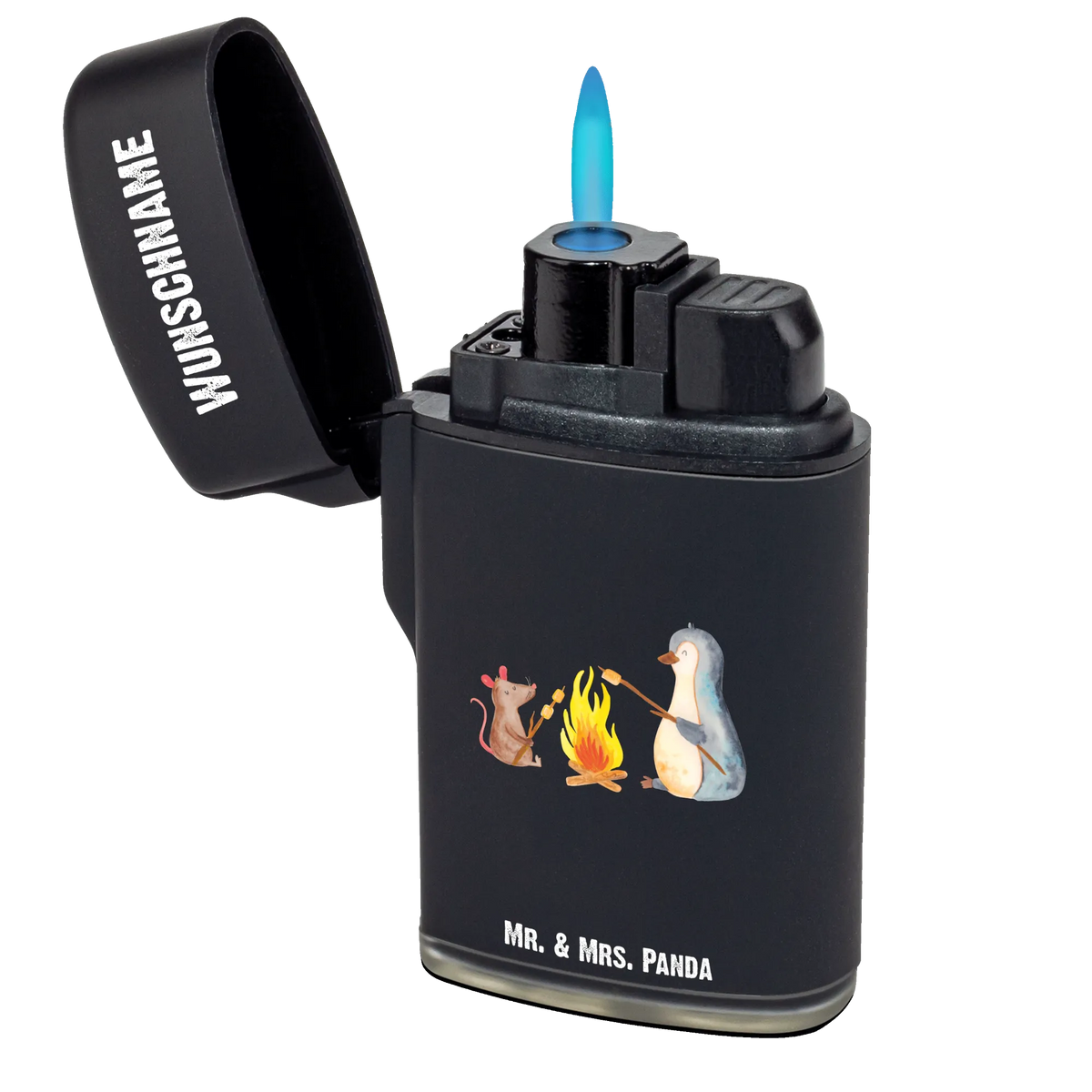 Personalisiertes Feuerzeug Pinguin Lagerfeuer Feuerzeug Personalisiert, Feuerzeug mit Name, Personalisiertes Feuerzeug, Gasfeuerzeug personalisiert, Individuelles Feuerzeug, Personalisierbares Feuerzeug, Pinguin, Feuer, Liebe, Lagerfeuer, Pinguine, Marshmallows, Neustart, Lebensmotivation, Lebensspruch, Leben, Grillen, Arbeit, Büroalltag, Büro, Maus, Motivation, Job