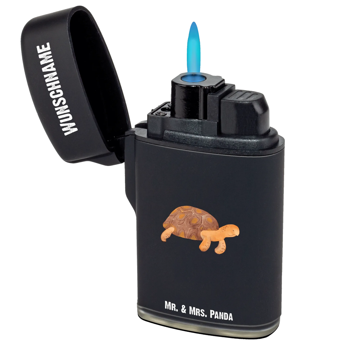 Personalised lighter tortoise March Feuerzeug Personalisiert, Feuerzeug mit Name, Gasfeuerzeug personalisiert, Individuelles Feuerzeug, Personalisiertes Feuerzeug, Personalisierbares Feuerzeug, Meer, Urlaub, Meerestiere, Neustart, Lieblingsmensch, Inspiration, Schildkröte, Reiselust, Abenteuer, Motivation, Schildkröten, Get Lost