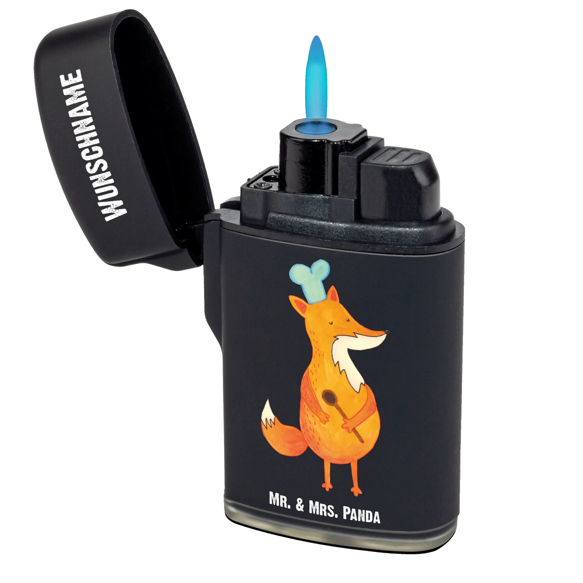 Personalised lighter Fox A cook Personalisiertes Feuerzeug, Feuerzeug Personalisiert, Feuerzeug mit Name, Personalisierbares Feuerzeug, Individuelles Feuerzeug, Gasfeuerzeug personalisiert, Fuchs, Spruch Lustig, Küche Spruch, Party Spruch, Bäcker, Witzig, Köche, Füchse, Koch Geschenk, Küche Deko