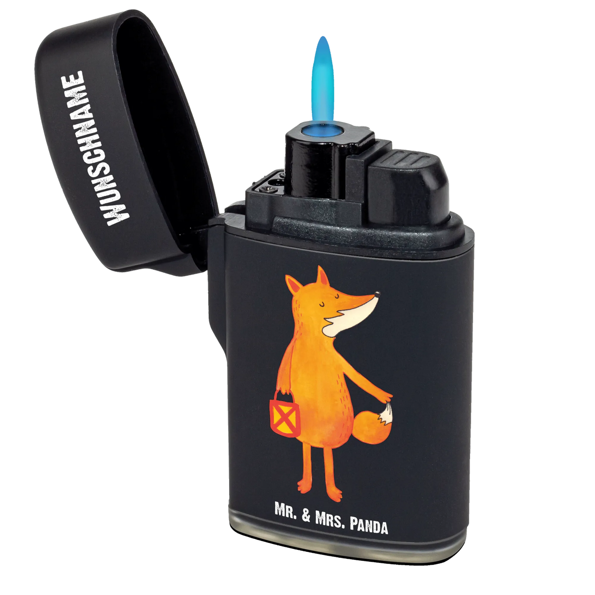 Personalised lighter Fox Lantern Personalisierbares Feuerzeug, Feuerzeug mit Name, Individuelles Feuerzeug, Personalisiertes Feuerzeug, Gasfeuerzeug personalisiert, Feuerzeug Personalisiert, Fuchs, Spruch Trösten, Cäsar Otto Hugo Flaischlen, Füchse, Laterne, Sankt Martin, Liebeskummer Spruch, Laternenumzug, Aufmuntern